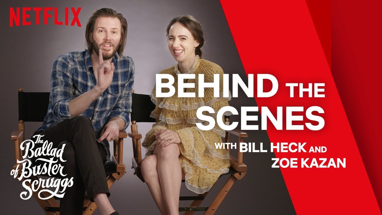 Video for the film The Ballad of Buster Scruggs — Bill Heck & Zoe Kazan Reveal Secrets