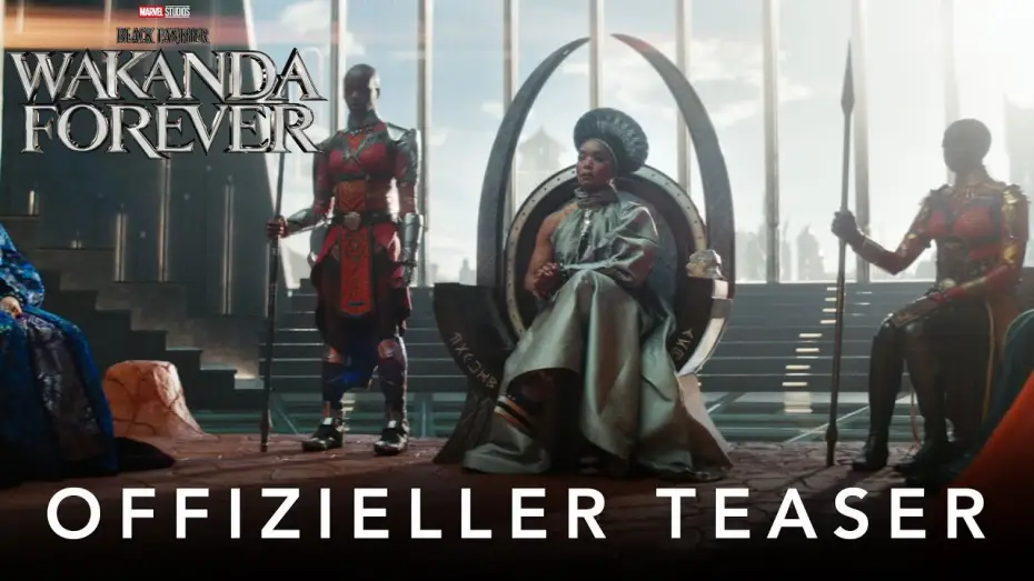 Video for the film Black Panther: Wakanda Forever — Offizieller Teaser