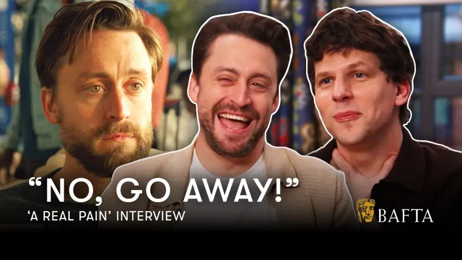 Video for the film A Real Pain — Kieran Culkin's Real-Life Encounter with His A Real Pain Character! | Interview | BAFTA
