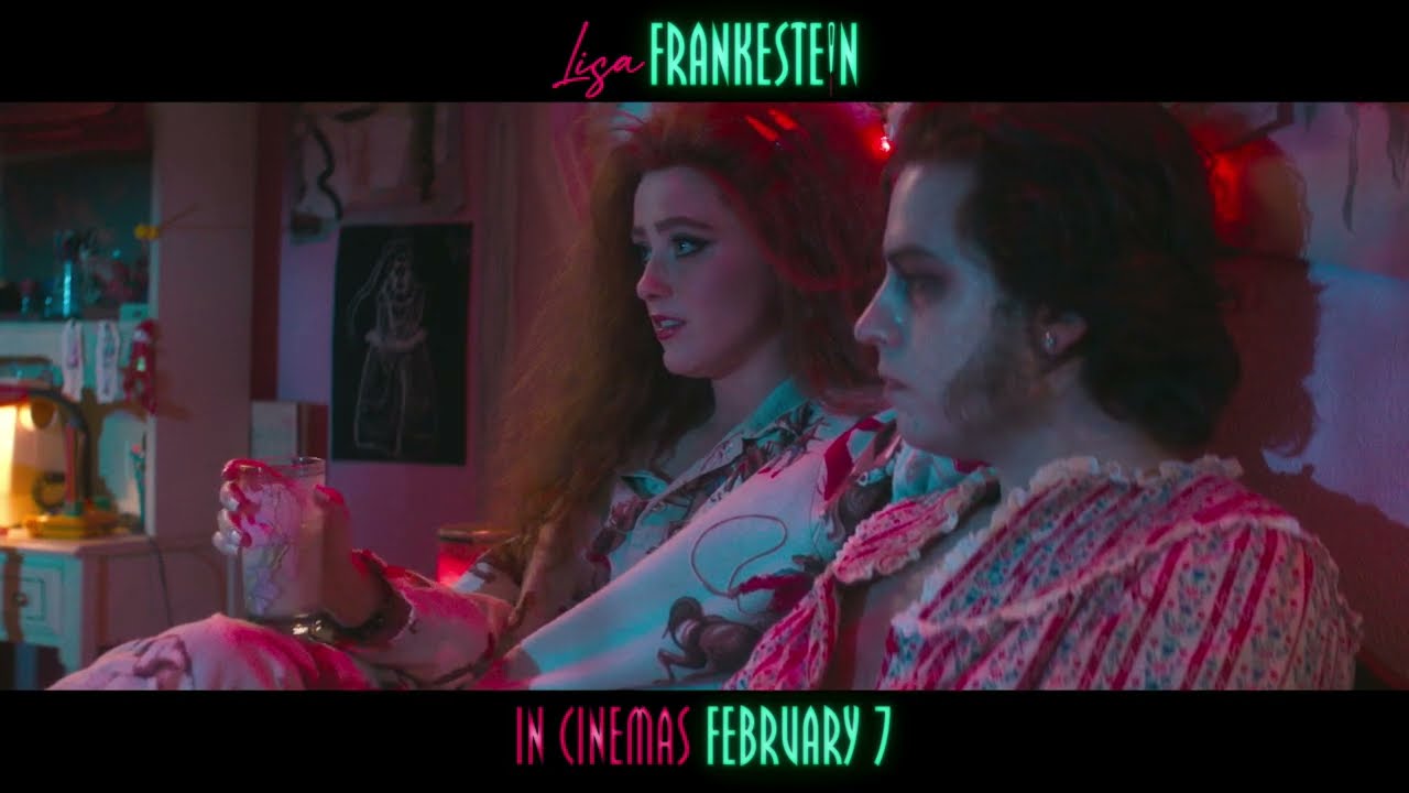 Video for the film Lisa Frankenstein — she's slaying, he's decaying