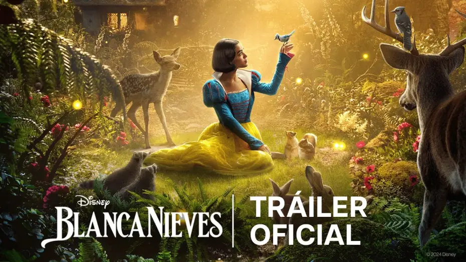Video for the film Disney's Snow White — Tráiler Oficial en español