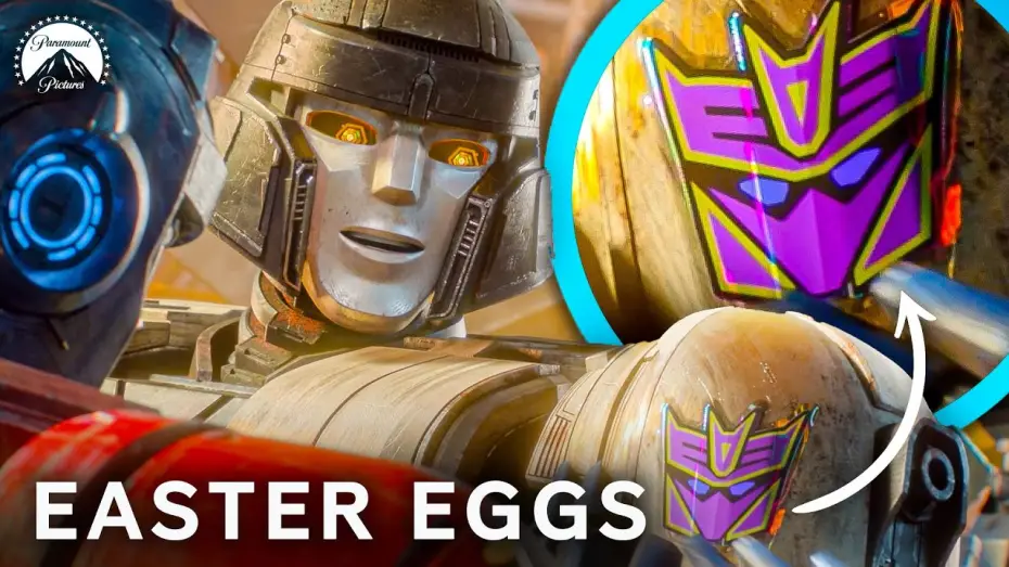 Video for the film Transformers One — Top 5 Easter Eggs You Missed - Official Breakdown