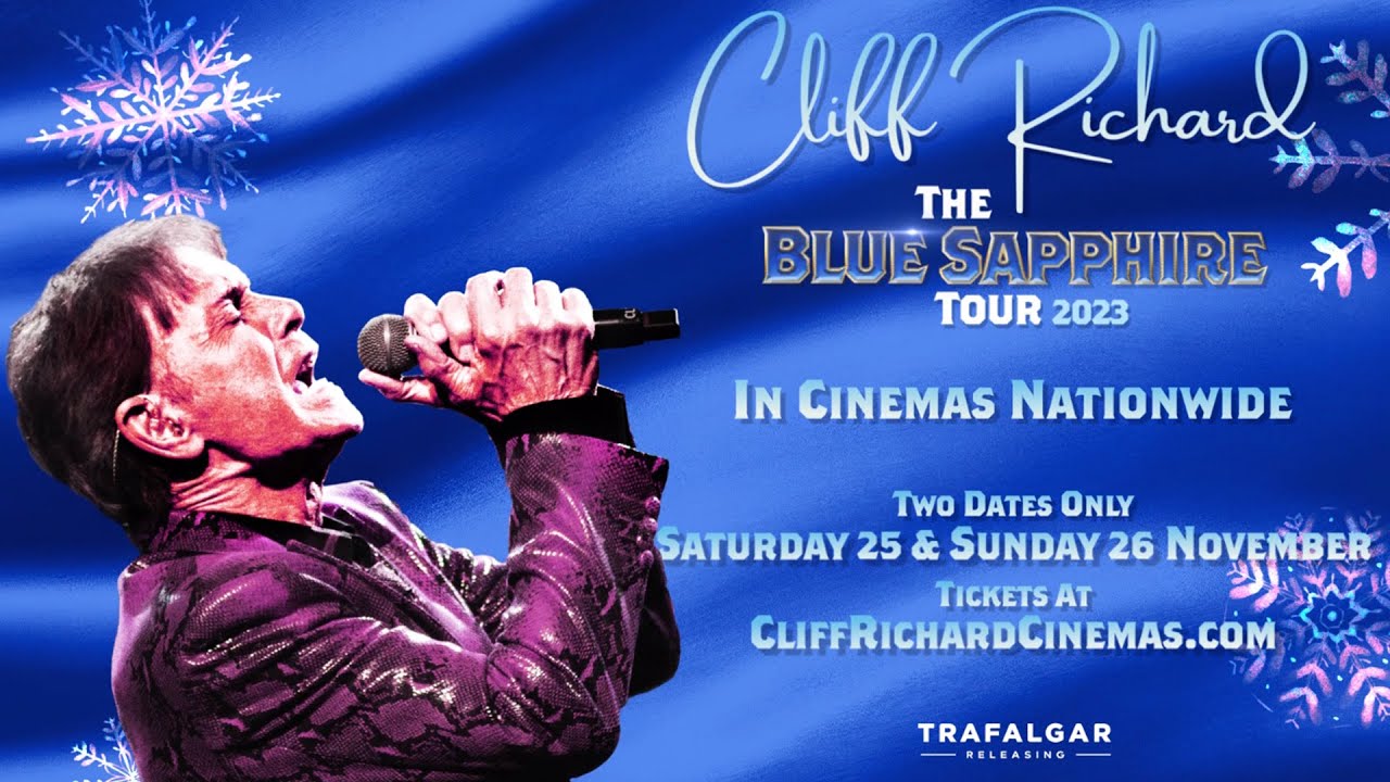 Video for the film Cliff Richard: The Blue Sapphire Tour 2023 — Cliff Richard: The Blue Sapphire Tour 2023 | Official Cinema Trailer