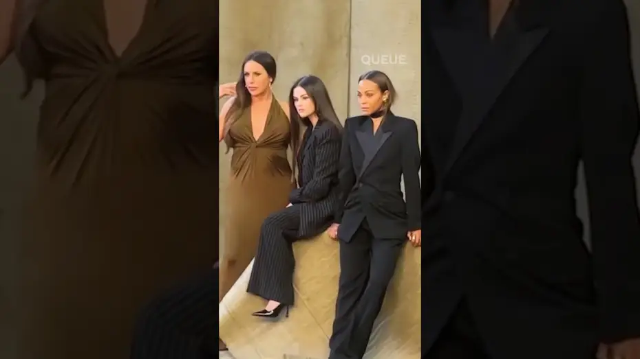 Video for the film Emilia Pérez — #EmiliaPerez stars, Karla Sofía Gascón, Zoe Saldaña and Selena Gomez BTS Photoshoot