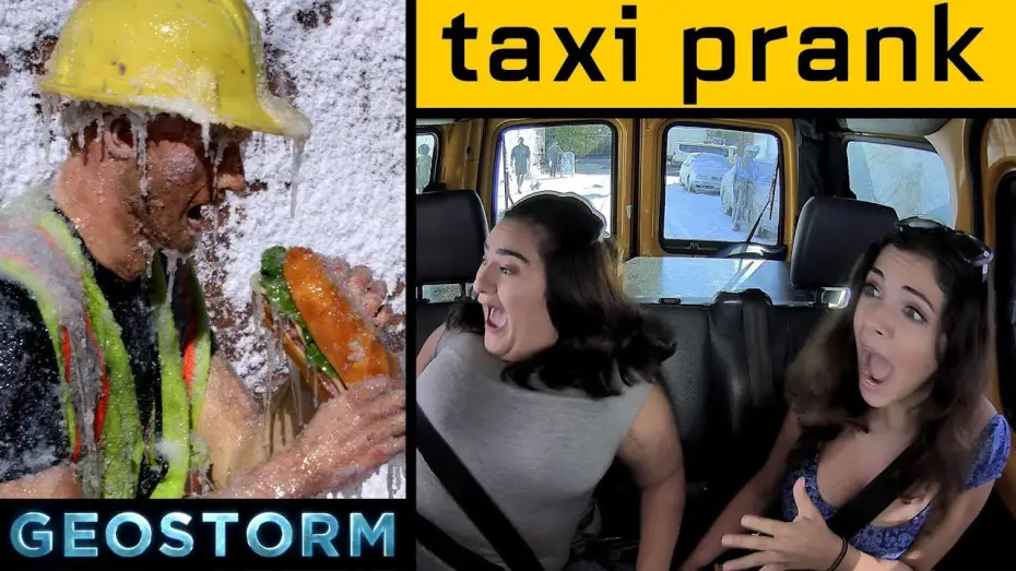 Video for the film Geostorm — Taxi Prank
