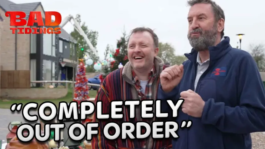 Video for the film Bad Tidings — Chris McCausland and Lee Mack's Hilarious On-Set Tour of Bad Tidings