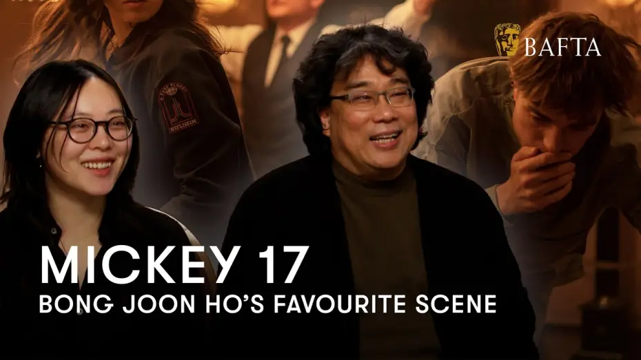 Video for the film Mickey 17 — How Robert Pattinson Surprised Director Bong in Mickey 17 | BAFTA