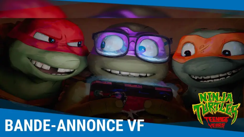 Video for the film Teenage Mutant Ninja Turtles: Mutant Mayhem — Ninja Turtles - Teenage years : Découvrez la bande annonce VF [Actuellement au cinéma]