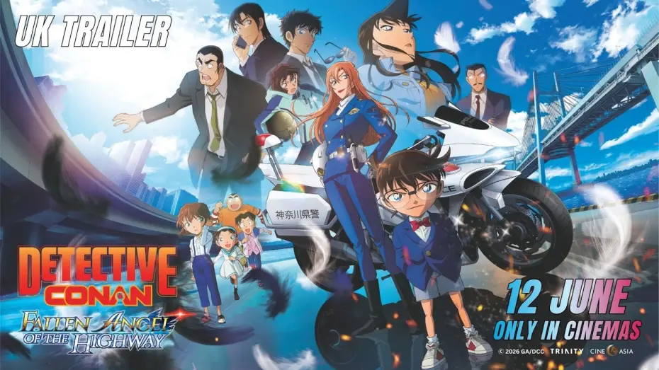 Video for the film Detective Conan: Fallen Angel of the Highway — UK Official Trailer [Subtitled]