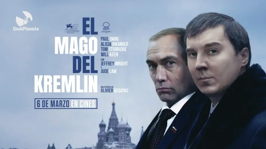 Video for the film The Wizard of the Kremlin — Tráiler oficial