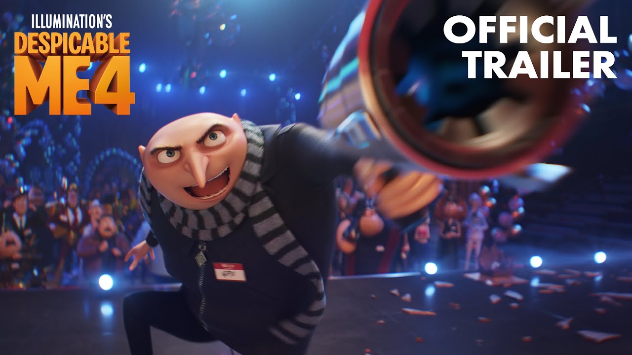 Video for the film Despicable Me 4 — Official Trailer