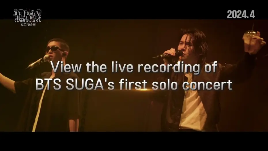 Video for the film SUGA | Agust D TOUR 'D-DAY' THE MOVIE — IMAX Trailer [Subtitled]