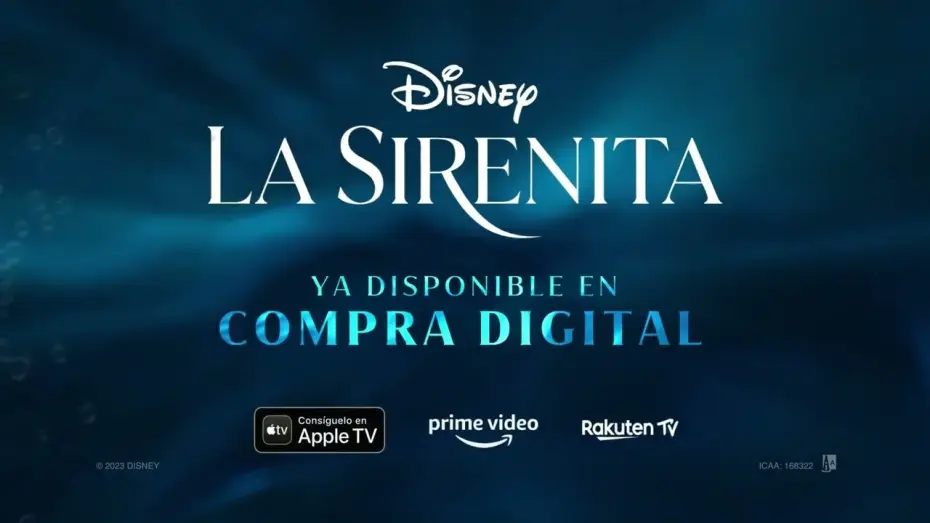Video for the film The Little Mermaid — Ya disponible en compra digital