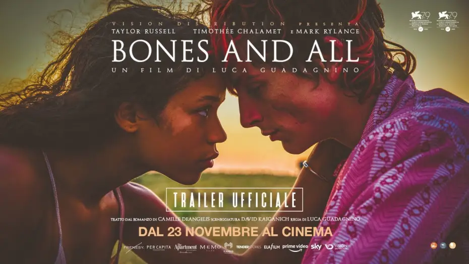Video for the film Bones and All — BONES AND ALL (2022) | TRAILER UFFICIALE ITALIANO