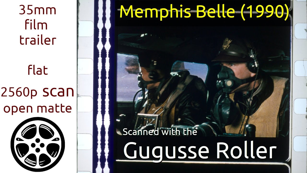 Video for the film Memphis Belle — Memphis Belle (1990) 35mm film trailer 1, flat open matte 2560p