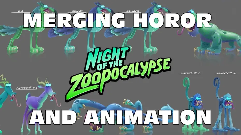 Video for the film Night of the Zoopocalypse — How Night of the Zoopocalypse Became a Family Horror Movie | Inside Animation