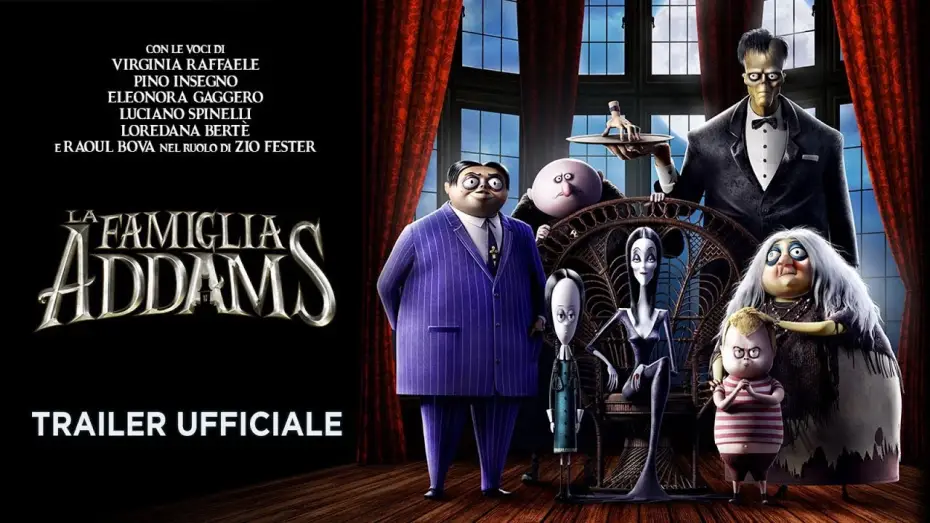 Video for the film The Addams Family — La famiglia Addams - Teaser trailer italiano ufficiale [HD]