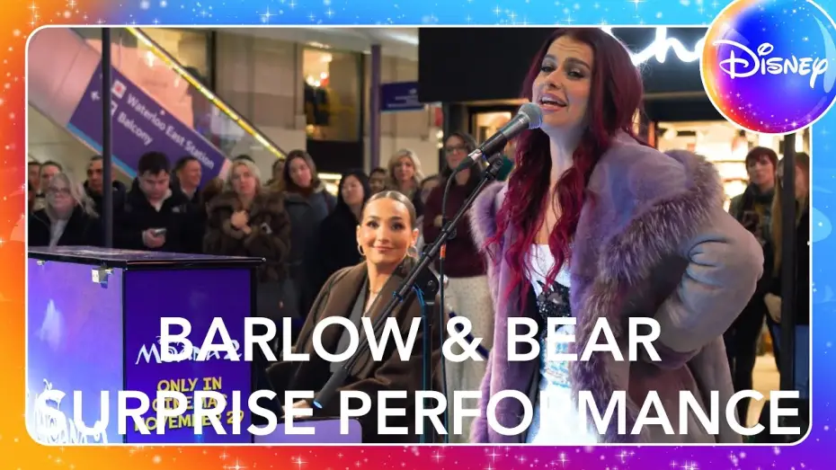 Video for the film Moana 2 — Surprise Performance! Barlow & Bear Bring Moana 2 Magic to London Waterloo!
