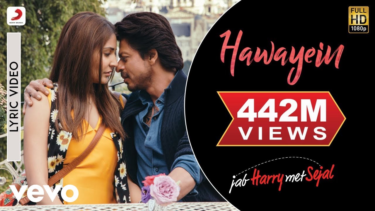 Video for the film Raees — Hawayein - Official Lyric Video | Anushka | Shah Rukh | Pritam | Arijit