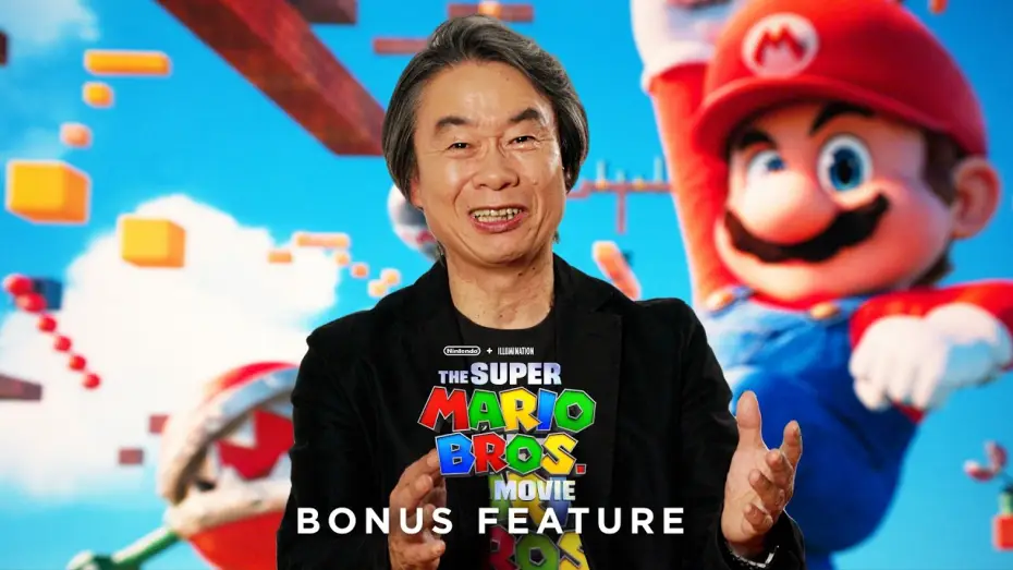 Video for the film The Super Mario Bros. Movie — Shigeru Miyamoto Explains the Mario Kart Scene - Bonus Feature