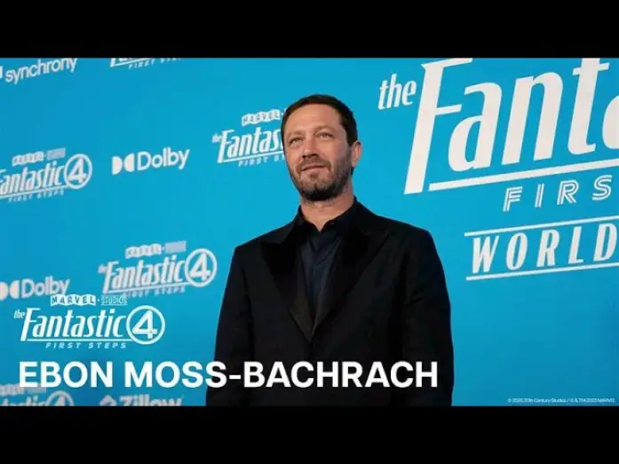 Video for the film Marvel Studios' The Fantastic Four: First Steps - World Premiere — Ebon Moss-Bachrach Is Our Ever-Lovin' Thing!
