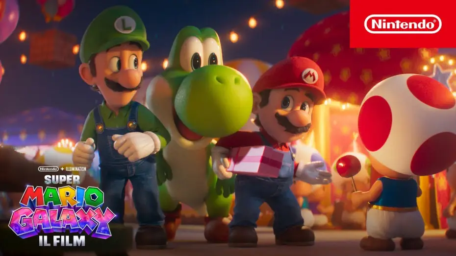 Video for the film Untitled Super Mario Bros. Movie — (Versione doppiata) Super Mario Galaxy Il Film Direct – Primo sguardo a Yoshi