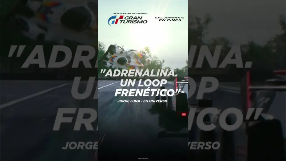 Video for the film Gran Turismo — Los sueños se hacen realidad