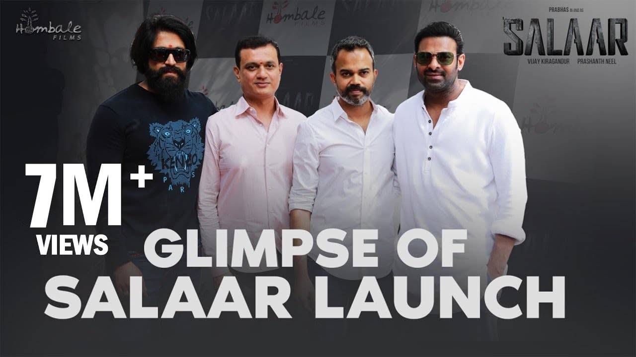Video for the film Salaar: Part 1 - Ceasefire — Glimpse Of Salaar Launch | Prabhas | Prashanth Neel | Vijay Kiragandur | Hombale Films