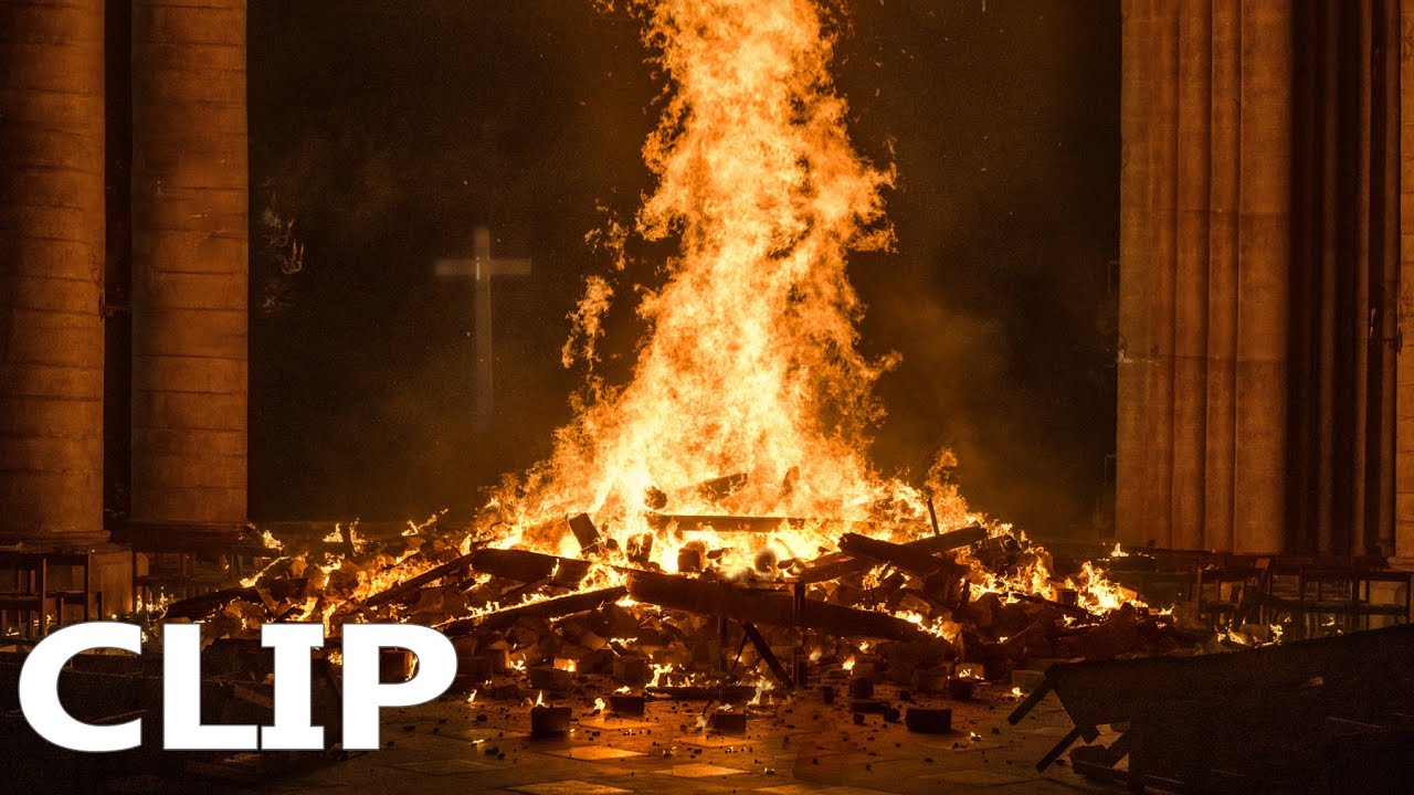 Video for the film Notre-Dame on Fire — NOTRE-DAME ON FIRE (2022) ‘Up in Flames’ Clip [HD] – In Cinemas 22 July