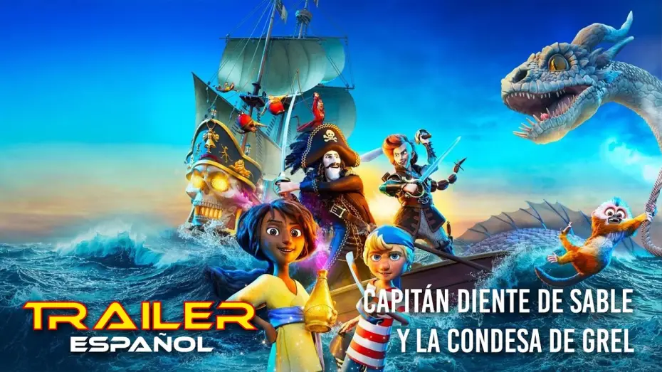 Video for the film Captain Sabertooth and the Countess of Grel — Capitán Diente de Sable y la Condesa de Grel - Tráiler español