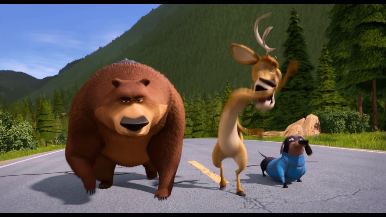 Video for the film Open Season: Scared Silly — СЕЗОН ПОЛЮВАННЯ: БАЙКИ З ЛІСУ. Трейлер (укр.)