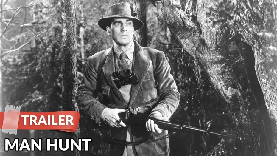 Video for the film Man Hunt — Man Hunt 1941 Trailer | Fritz Lang | Walter Pidgeon