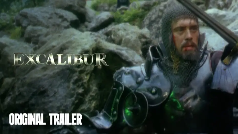 Video for the film Excalibur — Original Trailer