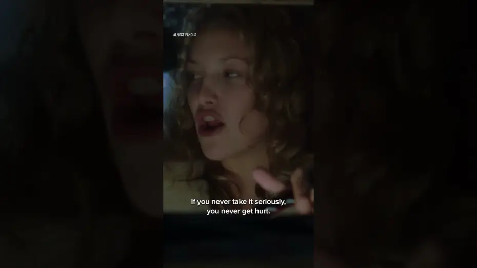 Video for the film Almost Famous — If you never take it seriously, you never get hurt.