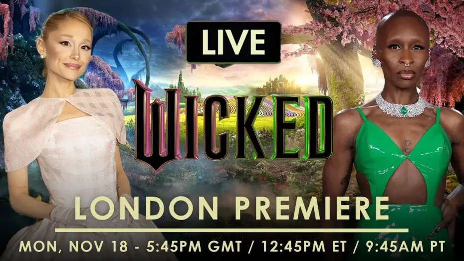 Video for the film Wicked — London Premiere with the Wicked cast and filmmakers