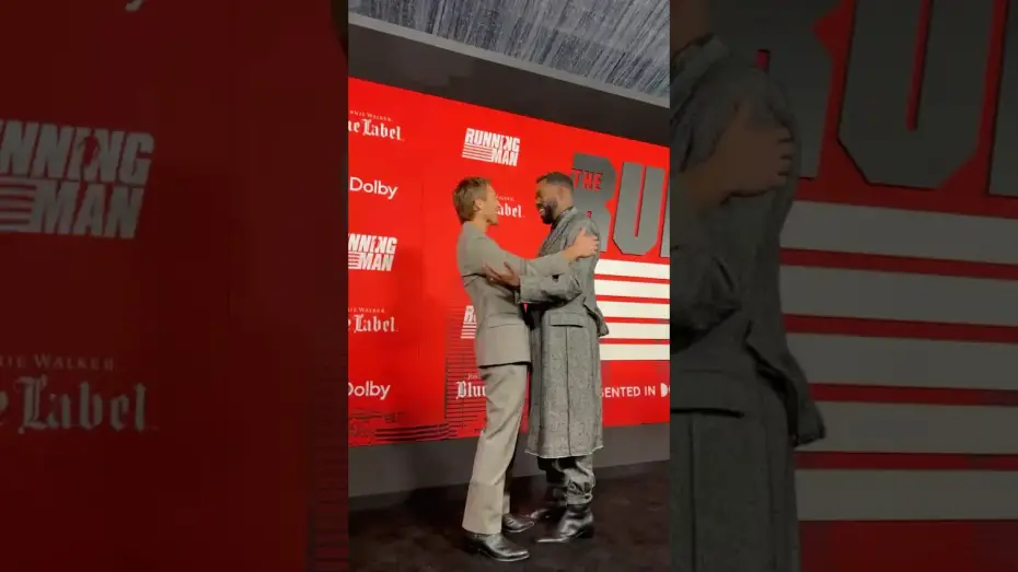 Video for the film The Running Man — Glen Powell 🤝 Colman Domingo