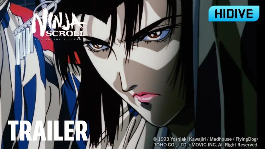 Video for the film Ninja Scroll — Ninja Scroll | 4k Restoration Trailer | Coming to Theaters Oct 2026