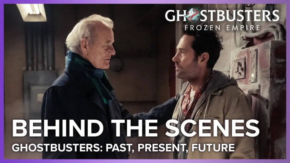Video for the film Ghostbusters: Frozen Empire — Past, Present and Future