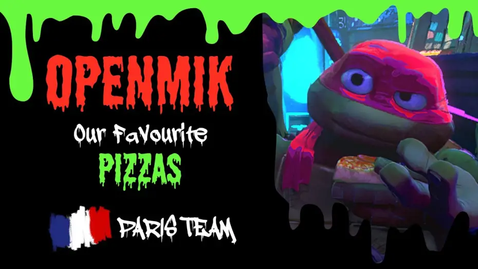 Video for the film Teenage Mutant Ninja Turtles: Mutant Mayhem — #OpenMik - Giving Mutants Life | Pizza préférée? 🍕