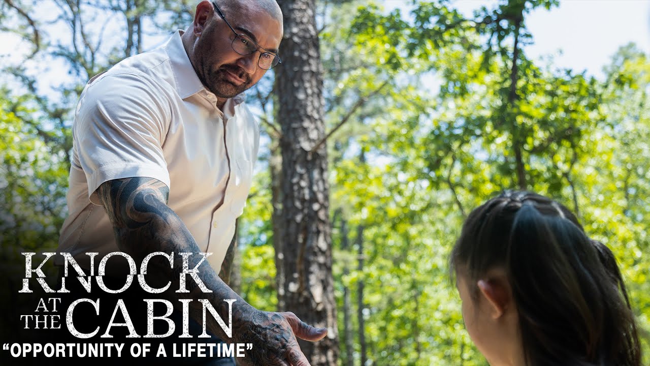 Video for the film Knock at the Cabin — Opportunity of a Lifetime