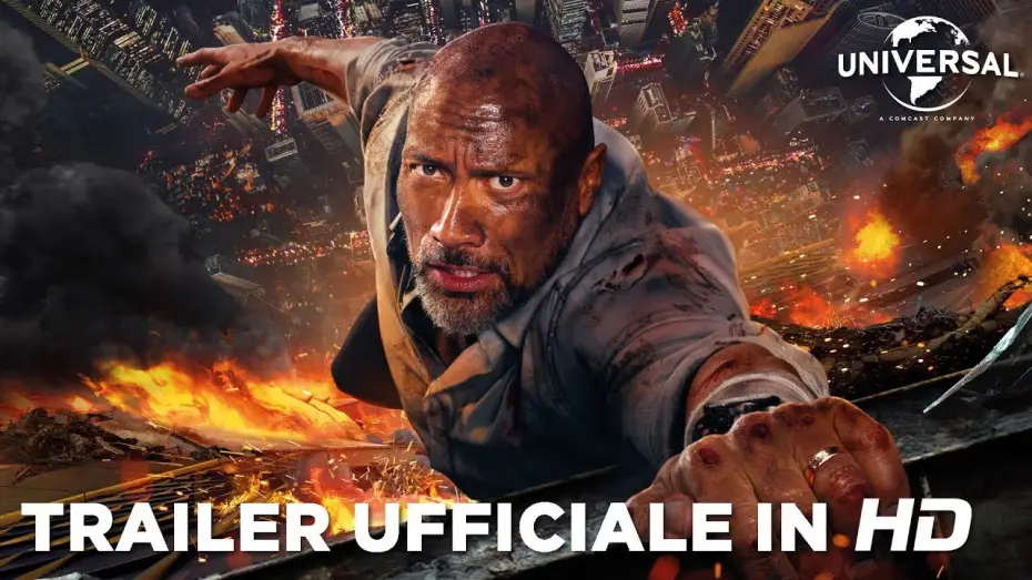Video for the film Skyscraper — SKYSCRAPER con Dwayne Johnson - Secondo trailer italiano ufficiale