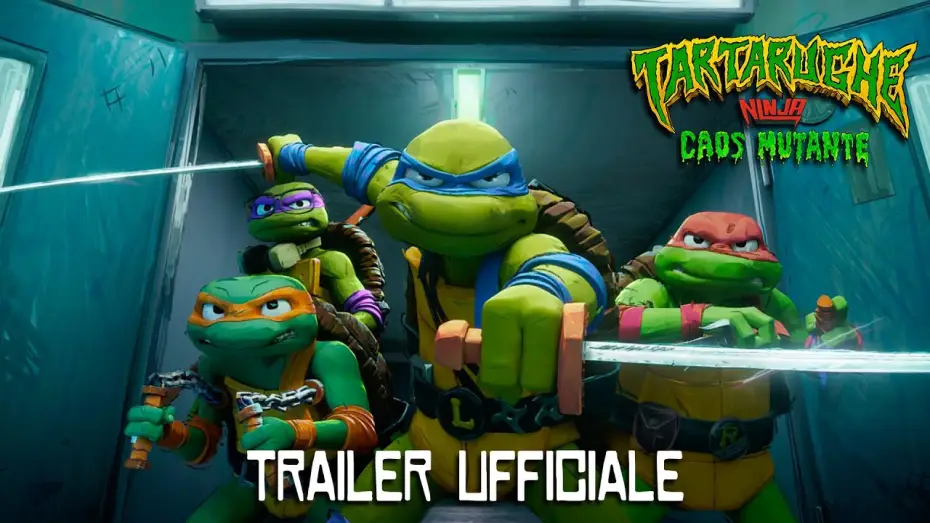 Video for the film Teenage Mutant Ninja Turtles: Mutant Mayhem — Tartarughe Ninja: Caos Mutante I dal 30 agosto al cinema.