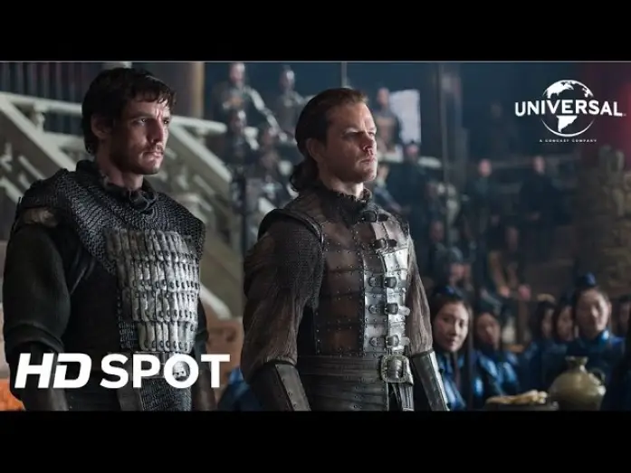Video for the film The Great Wall — La Grande Muraille / Spot 30s "S’Unir" VOST [Au cinéma le 11 Janvier]