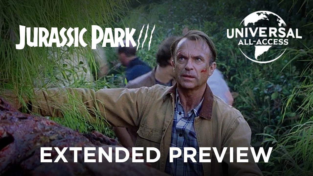 Video for the film Jurassic Park III — Stranded on a New Island Extended Preview