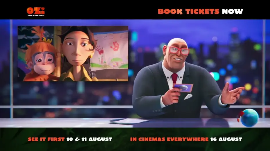 Video for the film OZI: Voice of the Forest — UK TV Spot
