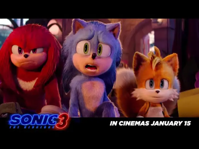 Video for the film Sonic the Hedgehog 3 — The speed, the stakes, the showdown