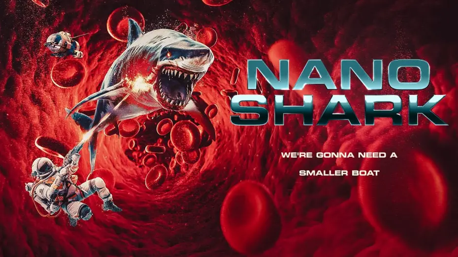 Video for the film Nanoshark — Nanoshark Official Movie Poster SRS Cinema You'll Need a Smaller Boat!
