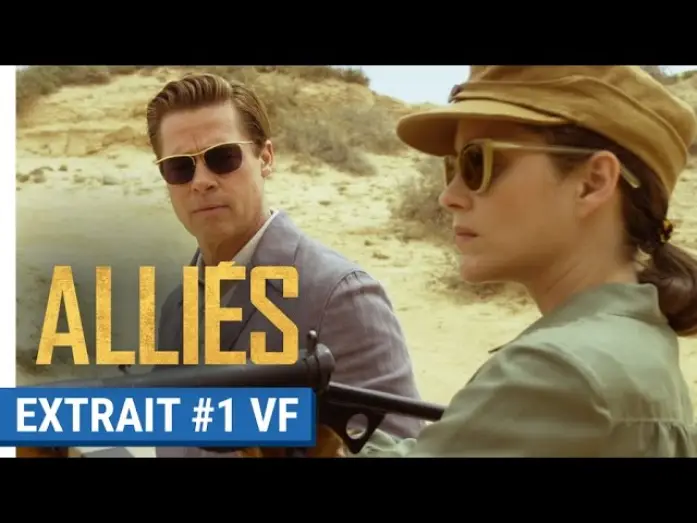Video for the film Allied — ALLIÉS - Extrait #1 : Entraînement au tir avec Brad Pitt & Marion Cotillard (VF)