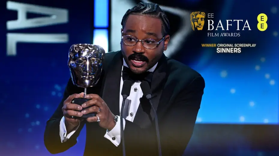 Video for the film Sinners — Ryan Coogler Wins the Original Screenplay BAFTA for Sinners | EE BAFTA Film Awards 2026