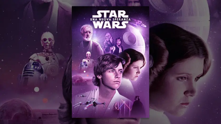 Video for the film Star Wars — Star Wars: Una Nuova Speranza